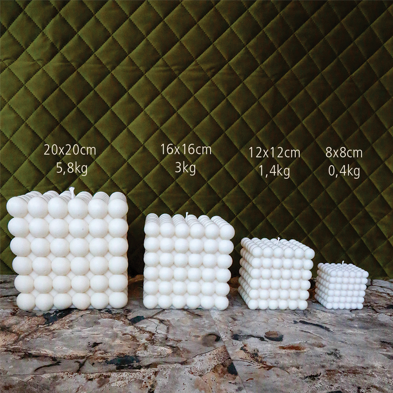 The Grand Bubble Kerze 20x20cm
